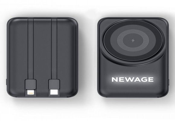 KÜÇÜKLER 10.000 MAH SİYAH MAGSAFE & WIRELESS POWERBANK