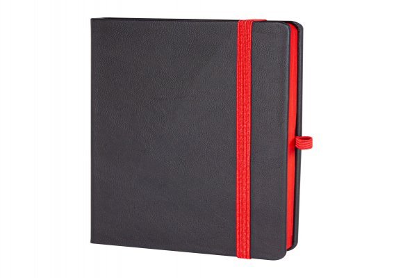 TUNALI KIRMIZI TARİHSİZ DEFTER (13X21 CM)