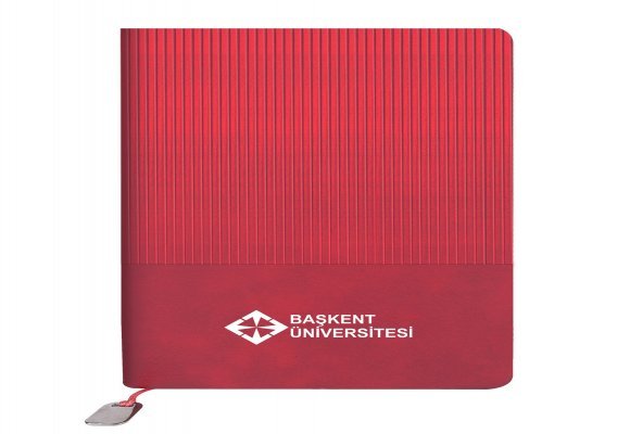 DİKMEN KIRMIZI TARİHSİZ DEFTER (15X21 CM)