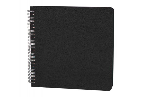 AKYURT SİYAH SPİRALLİ TARİHSİZ DEFTER (13X21 CM)