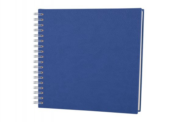 ALTINDAĞ LACİVERT KARELİ SPİRALLİ TARİHSİZ DEFTER (17X24 CM)
