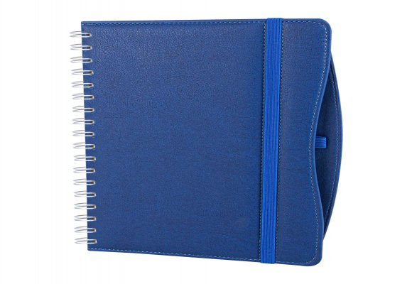 İVEDİK LACİVERT SPİRALLİ TARİHLİ AJANDA (17X24 CM)