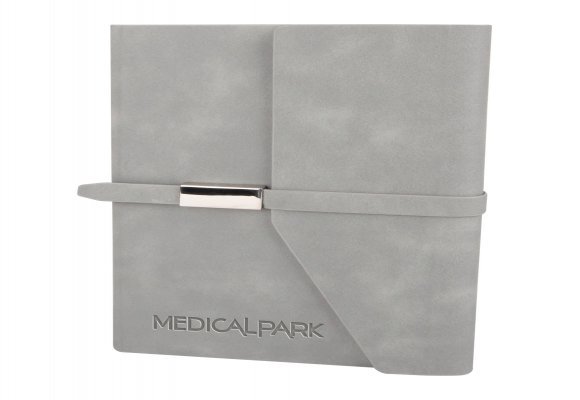 MOGAN GRİ TARİHSİZ DEFTER (15x21 CM)