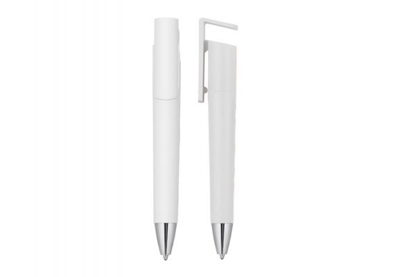 ECEABAT BEYAZ PLASTİK TÜKENMEZ KALEM