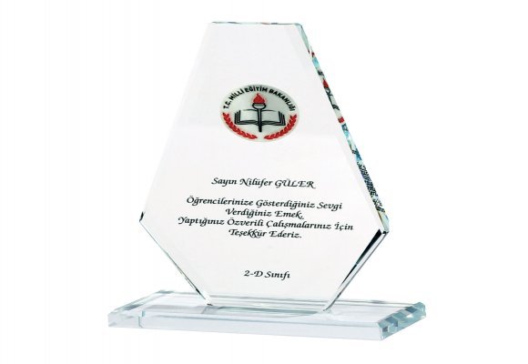 YAMAN KRİSTAL PLAKET