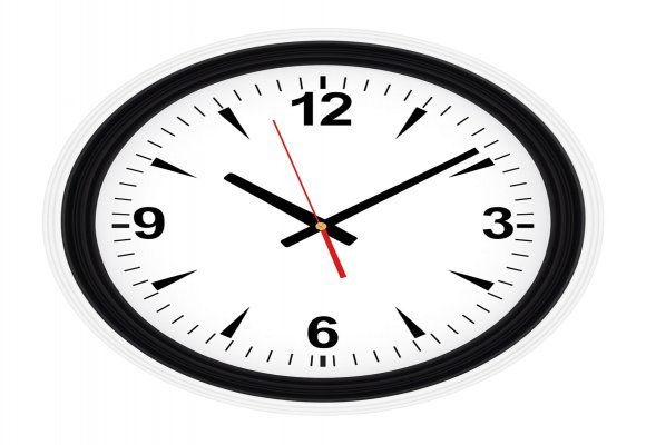 SEDNA526 SİYAH-BEYAZ BRİSTOL KADRAN DUVAR SAATİ (480 MM)