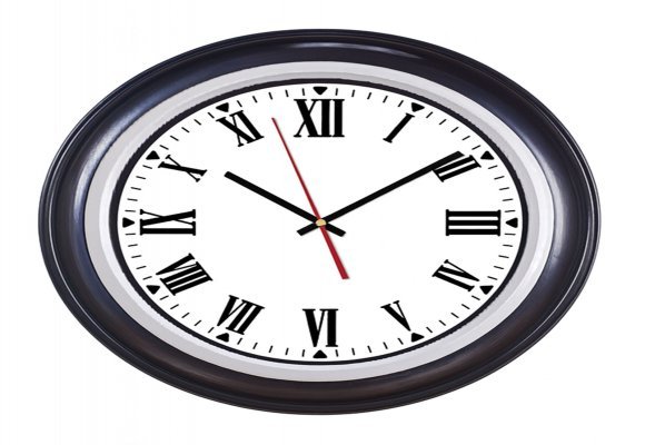 BENDİS509 SİYAH BRİSTOL KADRAN DUVAR SAATİ (400 MM)