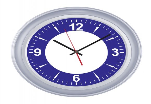 BENDİS509 GÜMÜŞ BRİSTOL KADRAN DUVAR SAATİ (400 MM)