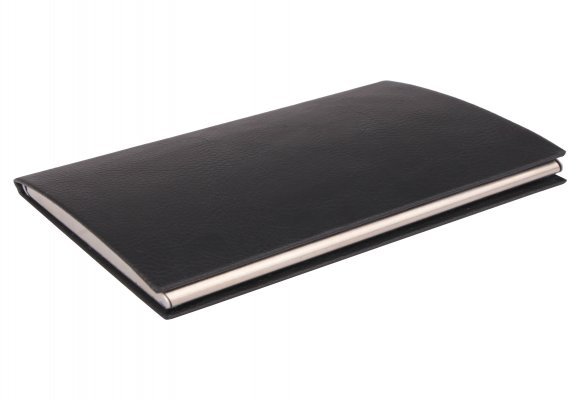 RAYİHA SİYAH DERİ KARTVİZİTLİK