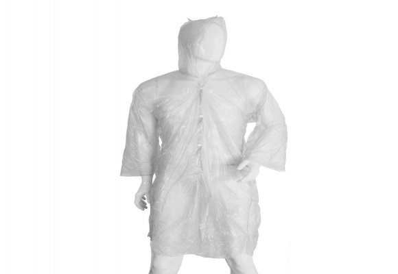 TEK KULLANIMLIK ŞEFFAF XL YAĞMURLUK