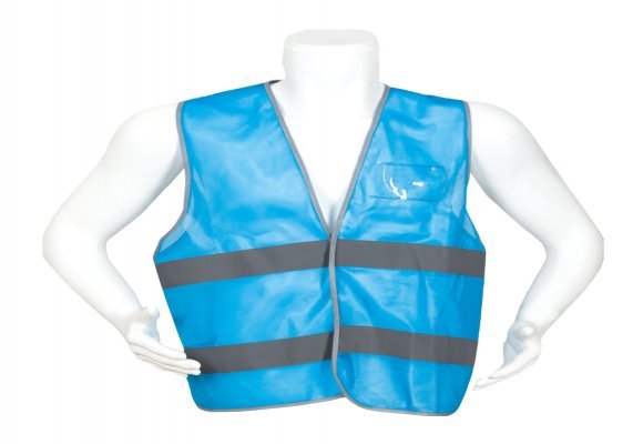 İKAZ YELEĞİ MAVİ